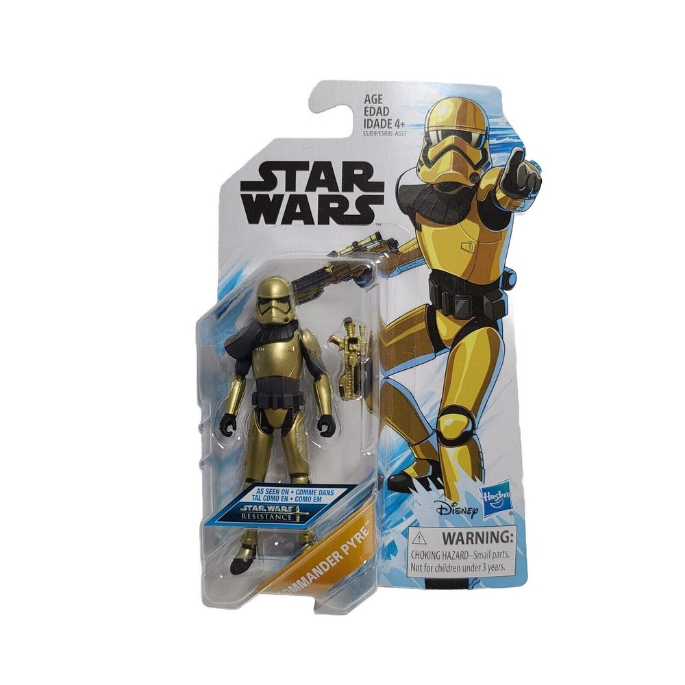 NIB Commander Pyre Gold Stormtrooper Star Wars Resistance Animated Series